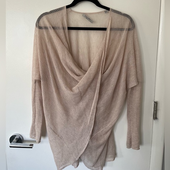 ALLSAINTS ITAT LEV SHRUG CARDIGAN IN CREAM (small!) - Picture 6 of 13